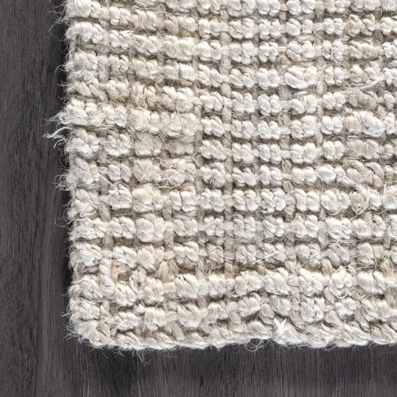 Highland Dunes Palen Hand Knotted Jute/Sisal OffWhite Rug & Reviews